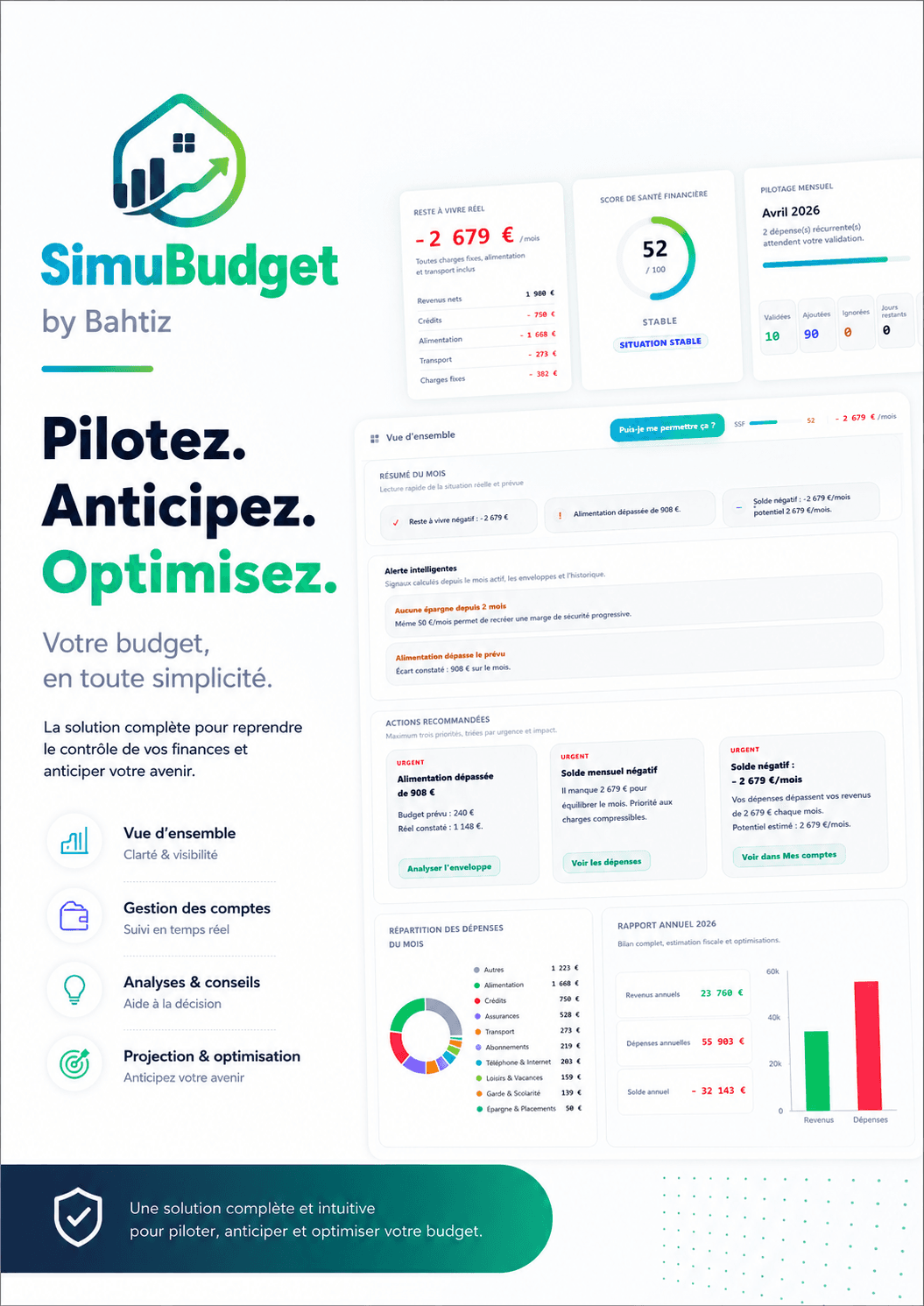 Visuel de SimuBudget